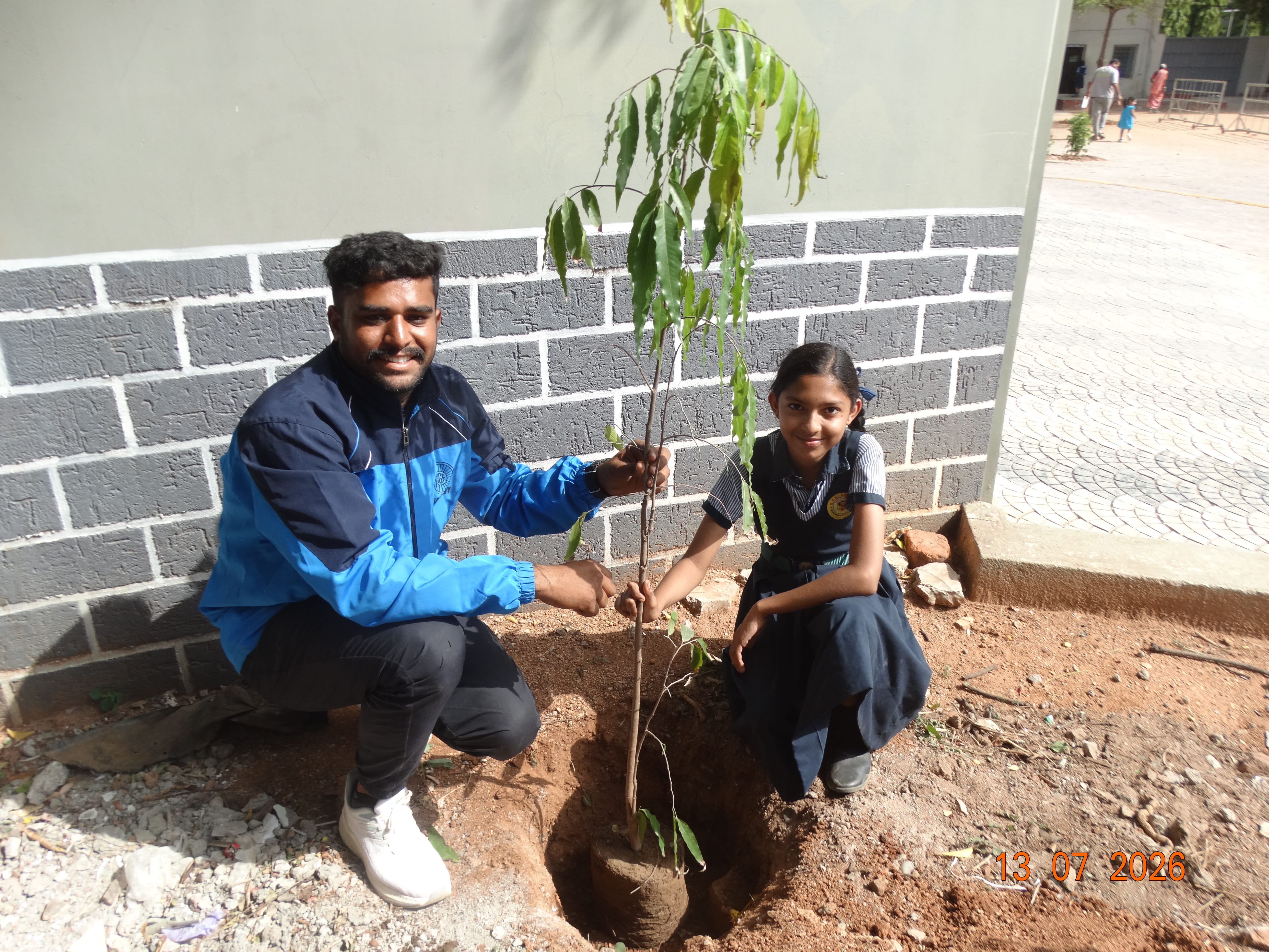 TREE PLANTATION  IN CAMPUS